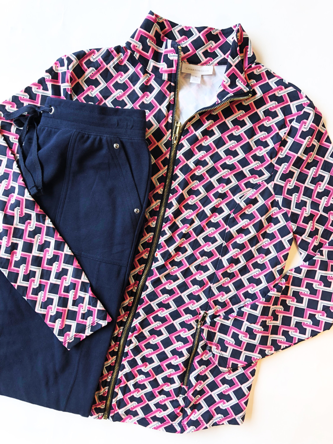 karen scott french terry pants