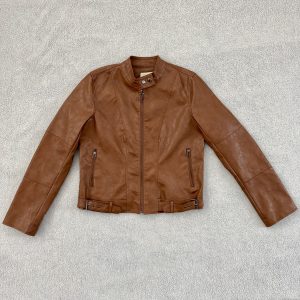 MARALYN & ME FAUX LEATHER JACKET-LARGE