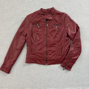 JOU JOU FAUX FUR LINED JACKET - SMALL