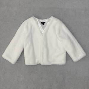 BCX OPEN FRONT FAUX FUR SHRUG 3X